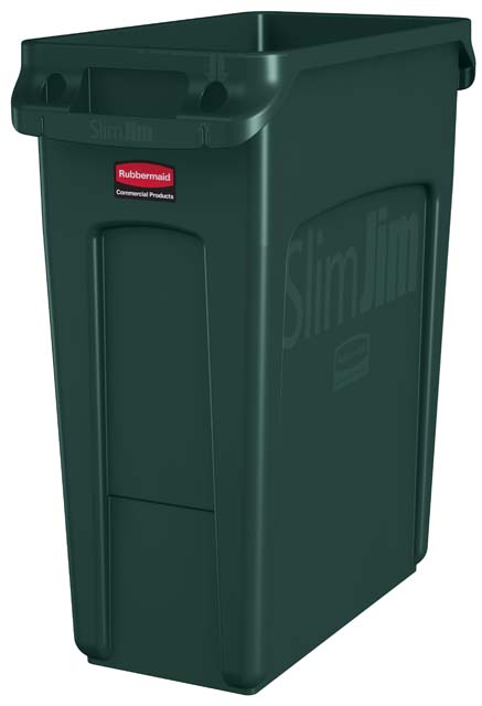 Vented Slim Jim コンテナ 60L (16ガロン) 緑